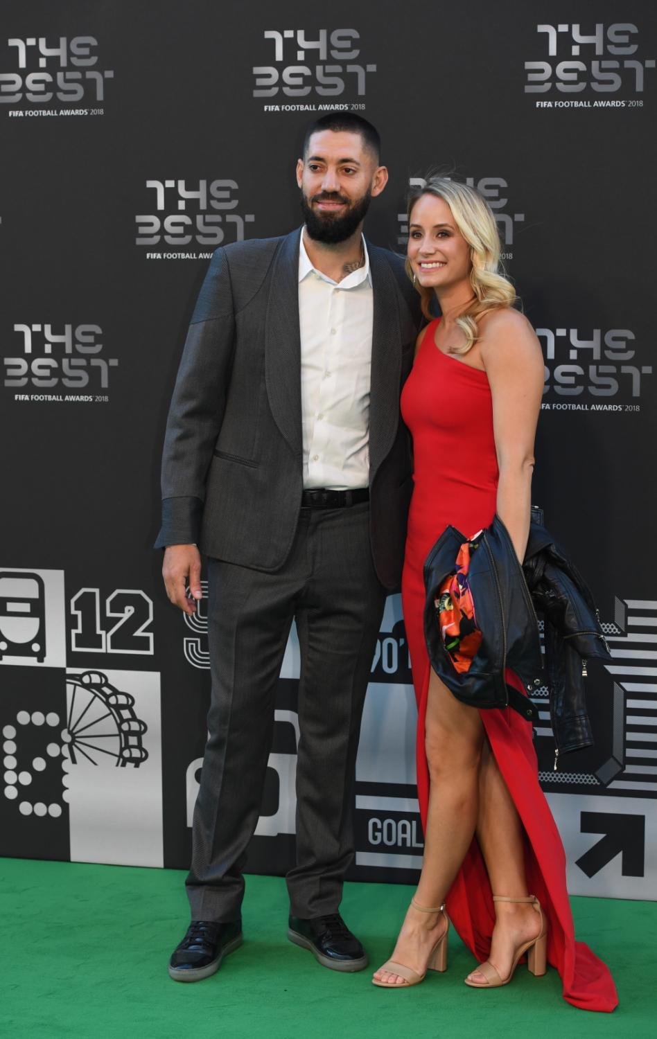 Clint Dempsey z żoną