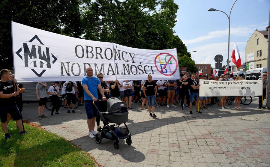Przeciwnicy marszu