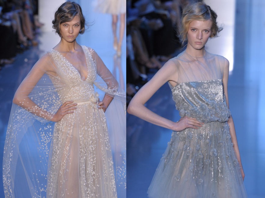 Paris Fashion Week - suknie Ellie Saaba z kolekcji Haute couture.