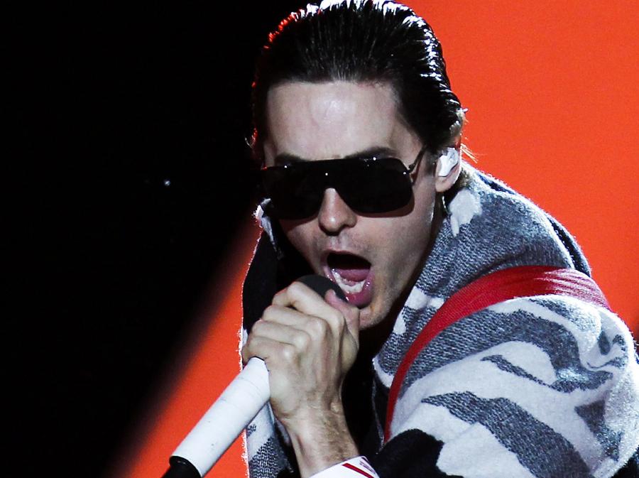 Lider 30 Seconds to Mars, Jared Letto na Optimus Alive w Alges, Portugalia