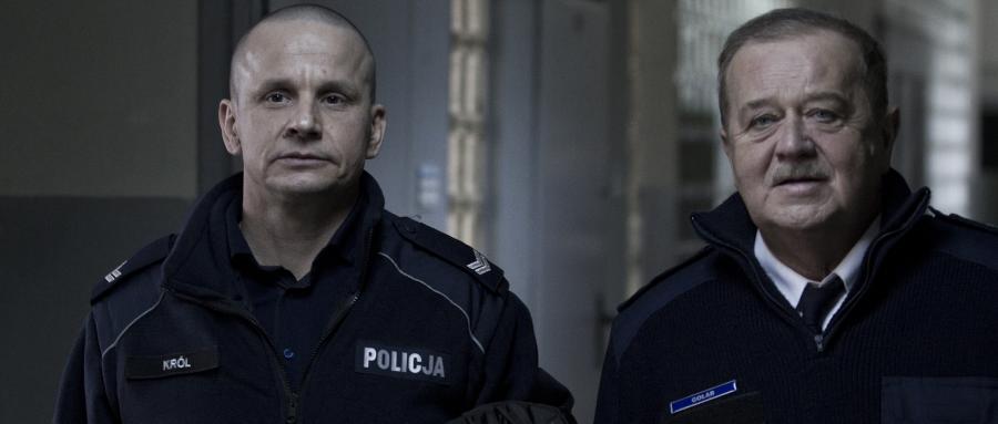 Bartłomiej Topa i Marian Dziędziel w filmie "Drogówka"