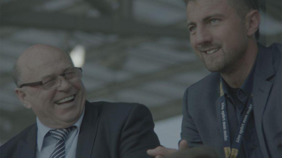 Grzegorz Lato i Jerzy Dudek w filmie "Będziesz legendą człowieku"