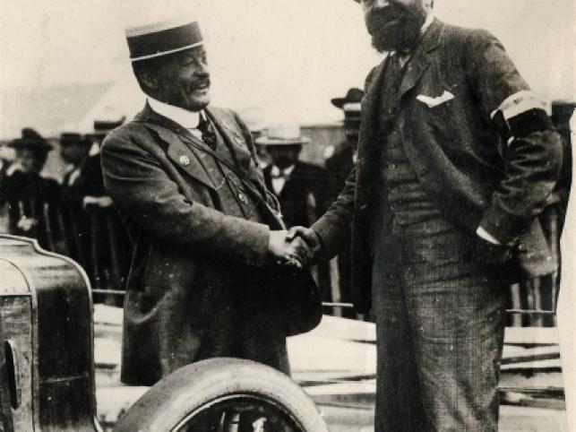 Andre Michelin i Charles-Henri Brasier podczas wyscigu Gordona Bennetta