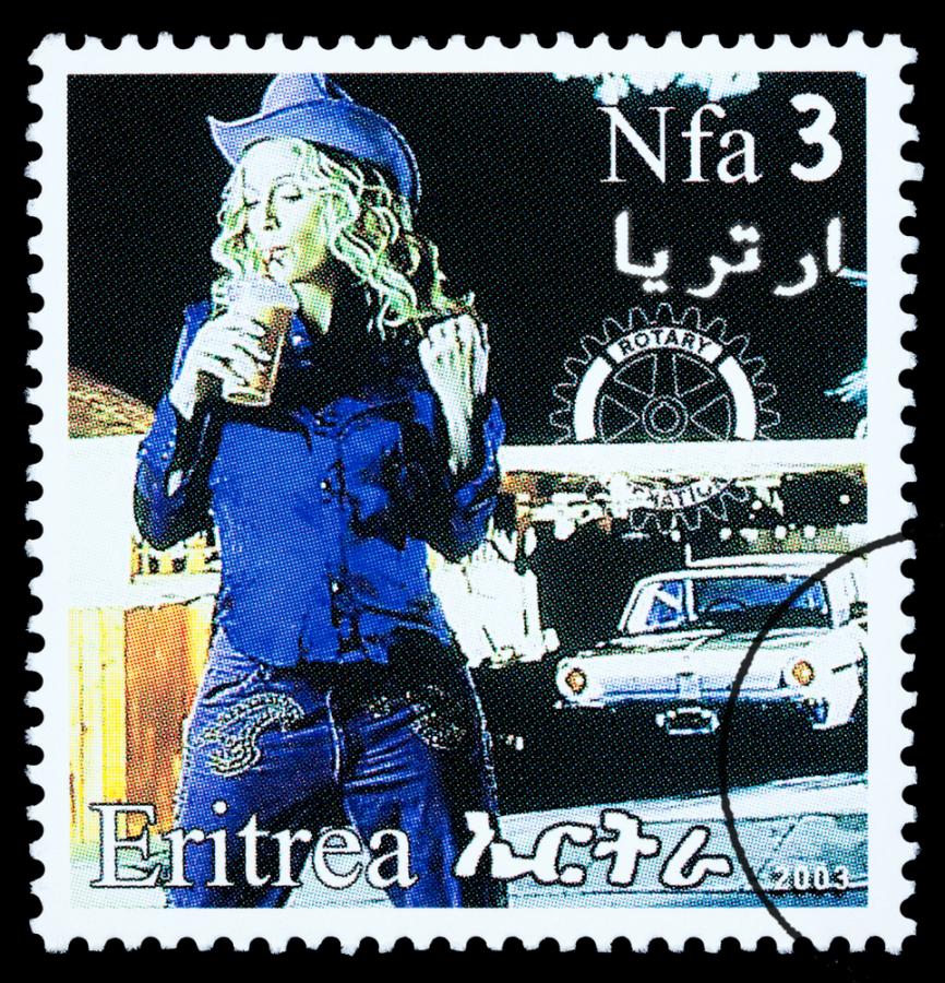 Madonna na znaczkach pocztowych