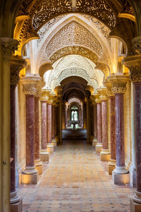 Zamek Monserrate jest równie piękny jak znajdujący się przy nim park