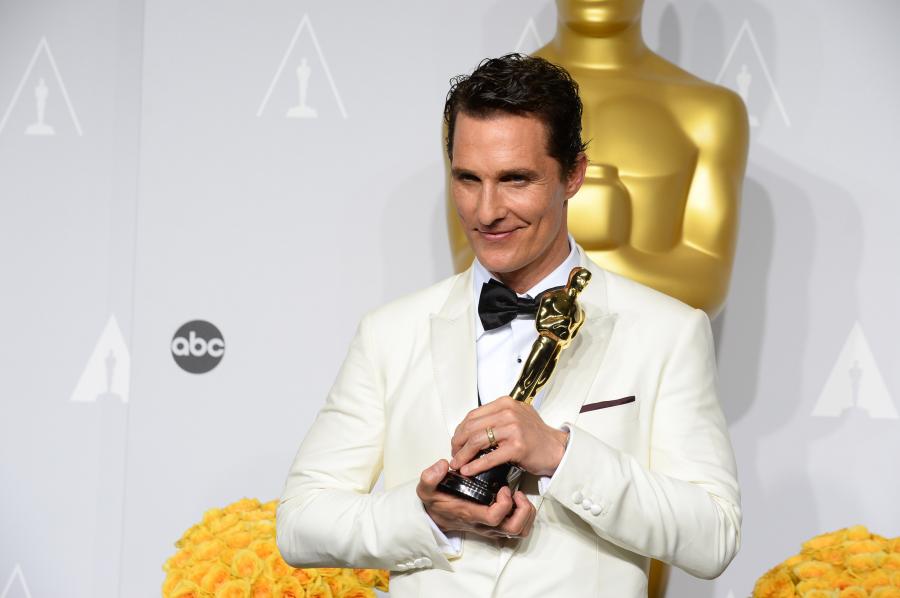 Matthew McConaughey z Oscarem za rolę w filmie "Witaj w klubie"