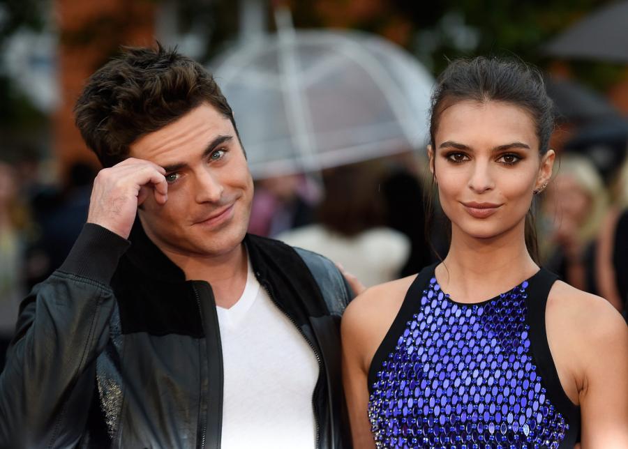Zac Efron i Emily Ratajkowski na premierze "We Are Your Friends"