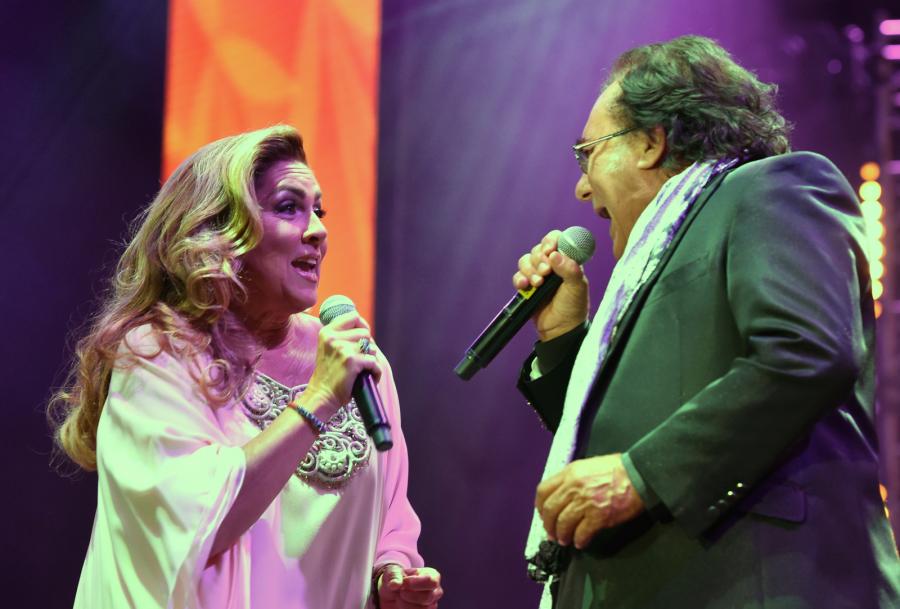 Al Bano i Romina Power podczas koncertu w Krakowie