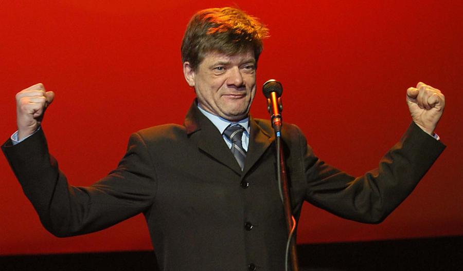 Henryk Gołębiewski, laureat specjalnej nagrody miesięcznika "Film" za rolę, bez której nie byłoby najlepszego polskiego filmu roku – "Edi" (2003)