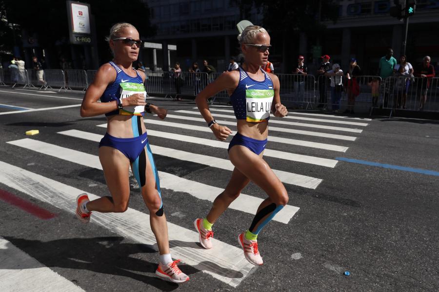 Siostry Liina, Lily i Leila Luik wystartowały w maratonie, ale żadna z nich nie zdobyła medalu