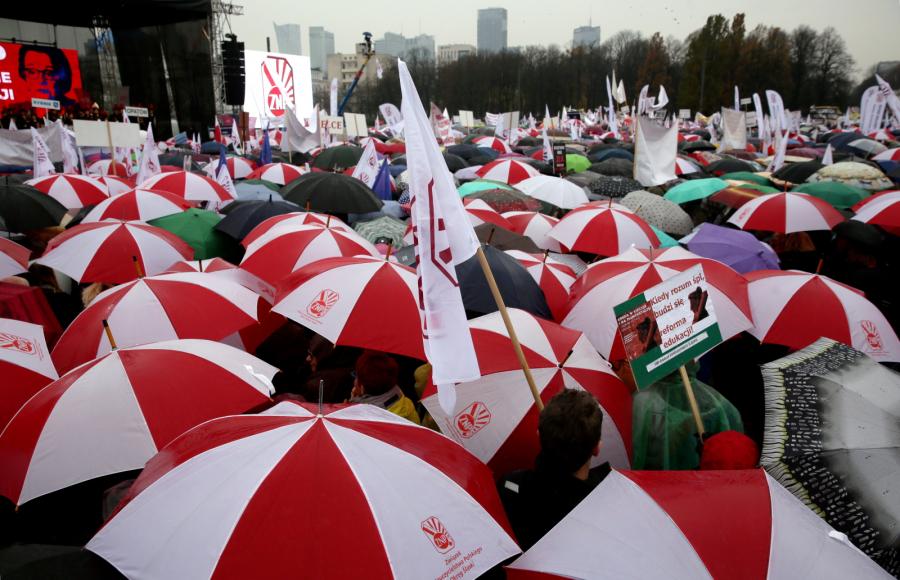Protest nauczycieli